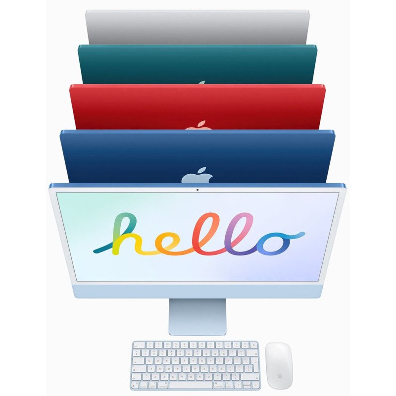 Моноблок Apple iMac 24"Retina 4.5K 256GB 7GPU Silver 2021