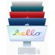 Моноблок Apple iMac 24"Retina 4.5K 256GB 7GPU Silver 2021