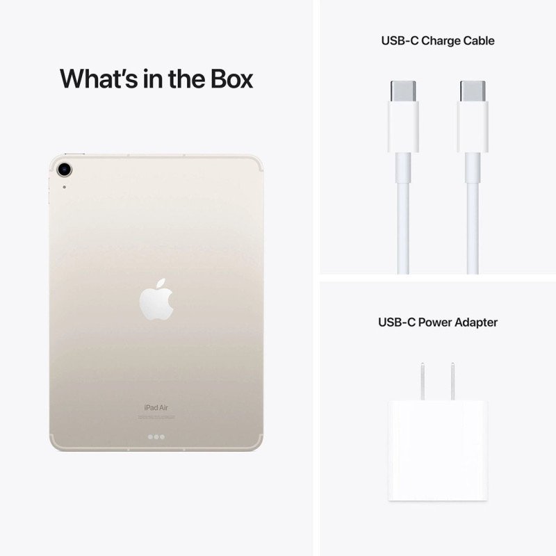 Планшет Apple iPad Air 10.9" Wi-Fi + Cellular 64Gb Starlight