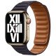 Ремінець Apple Watch 41mm Ink Leather Link – M/L