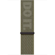 Ремінець Apple Watch 45mm Sequoia/Pure Platinum Nike Sport Loop