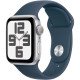 Смартгодинник Apple Watch SE GPS 40mm Silver Aluminium Case with Storm Blue Sport Band – M/L