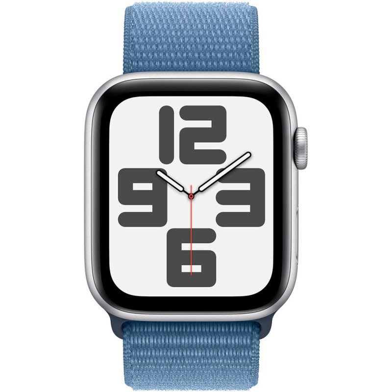 Смартгодинник Apple Watch SE GPS 44mm Silver Aluminium Case with Winter Blue Sport Loop