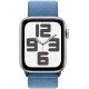Смартгодинник Apple Watch SE GPS 44mm Silver Aluminium Case with Winter Blue Sport Loop