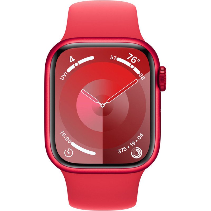 Смартгодинник Apple Watch Series 9 GPS 41mm RED Aluminium Case with RED Sport Band – M/L