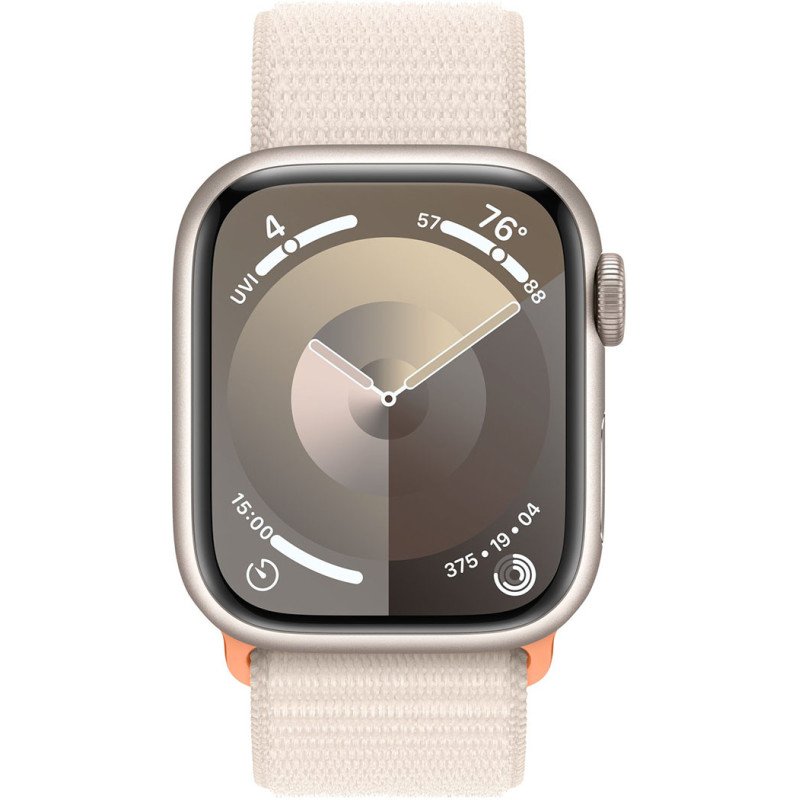 Смартгодинник Apple Watch Series 9 GPS 41mm Starlight Aluminium Case with Starlight Sport Loop
